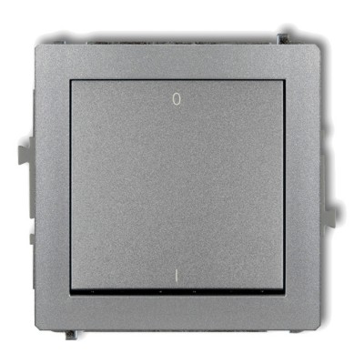 Mechanizm łącznika dwubiegunowego Srebrny Metalik 7DWP-9 Karlik DECO