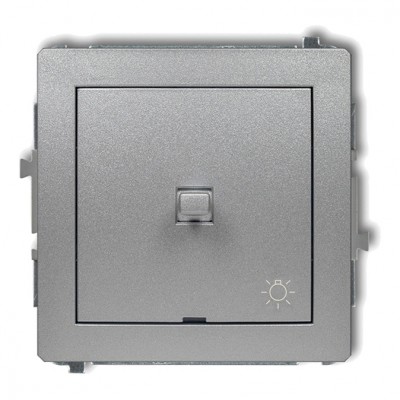 Mechanizm łącznika zwierny światło w stylu amerykańskim Srebrny Metalik 7DWPUS-5 Karlik DECO
