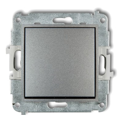 Mechanizm łącznika krzyżowego (jeden klawisz bez piktogramu) Srebrny Metalik 7MWP-6.1 Karlik MINI