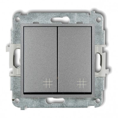 Mechanizm łącznika podwójnego krzyżowego Srebrny Metalik 7MWP-66 Karlik MINI