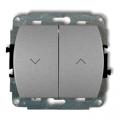 Mechanizm łącznika zwiernego żaluzjowego Srebrny Metalik 7WP-8 Karlik TREND