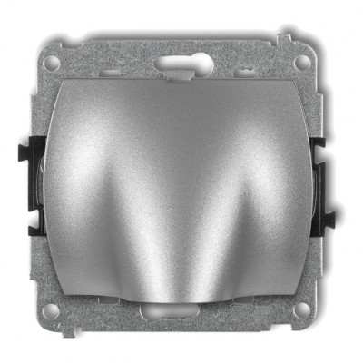 Mechanizm wypustu kablowego Srebrny Metalik 7WPK Karlik TREND