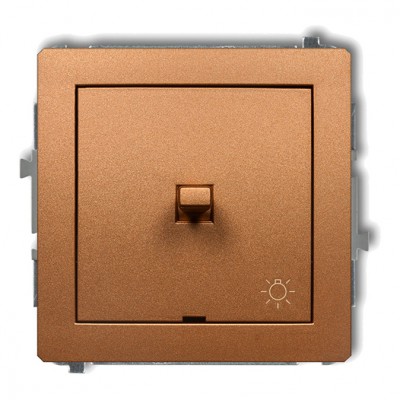 Mechanizm łącznika zwierny światło w stylu amerykańskim Złoty Metalik 8DWPUS-5 Karlik DECO