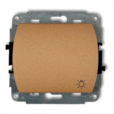 Mechanizm łącznika zwierny światło Złoty Metalik 8WP-5 Karlik TREND