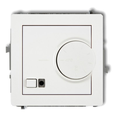 Mechanizm elektronicznego regulatora temperatury z czujnikiem powietrznym Biały DRT-2 Karlik DECO
