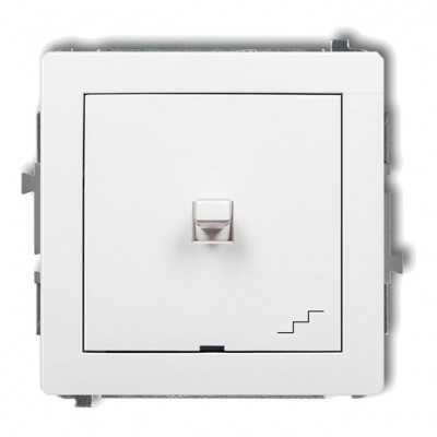 Mechanizm łącznika schodowego w stylu amerykańskim Biały DWPUS-3 Karlik DECO
