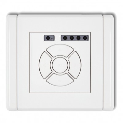 Elektroniczny sterownik roletowy (przycisk strefowy) Biały FSR-5 Karlik FLEXI