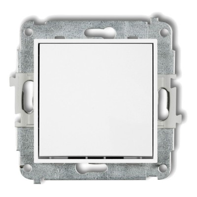 Mechanizm łącznika krzyżowego (jeden klawisz bez piktogramu) Biały MWP-6.1 Karlik MINI