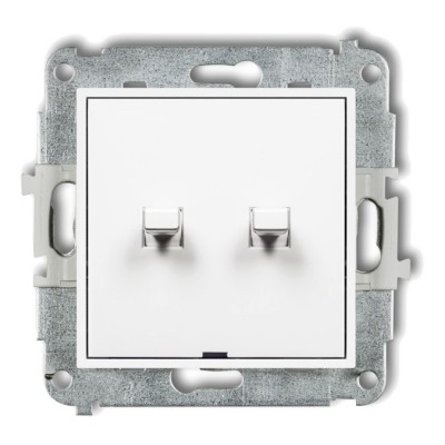 Mechanizm łącznika świecznikowego w stylu amerykańskim Biały MWPUS-2 Karlik MINI