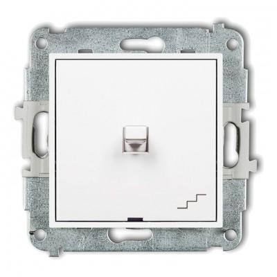 Mechanizm łącznika schodowego w stylu amerykańskim Biały MWPUS-3 Karlik MINI