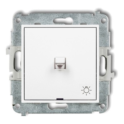 Mechanizm łącznika zwierny światło w stylu amerykańskim Biały MWPUS-5 Karlik MINI