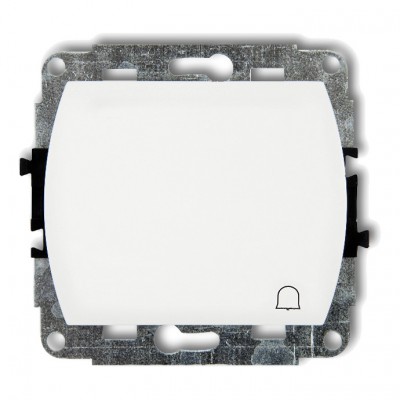 Mechanizm łącznika zwierny dzwonek podświetlanego Biały WP-4L Karlik TREND