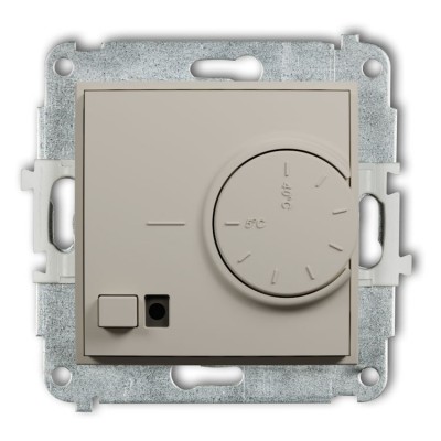 Karlik ICON 60IRT-2 Mechanizm elektronicznego regulatora temperatury z czujnikiem powietrznym Taupe
