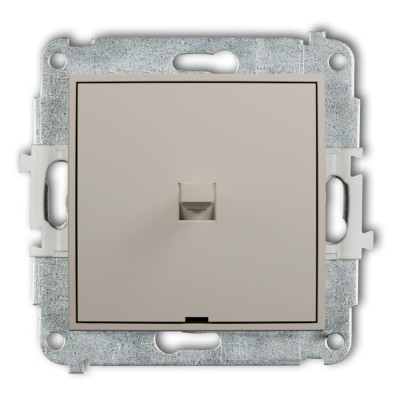 Karlik ICON 60IWPUS-1 Mechanizm łącznika jednobiegunowego w stylu amerykańskim Taupe