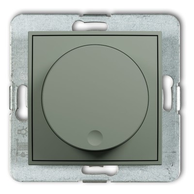 Karlik ICON 61IRO-1 Mechanizm elektronicznego regulatora oświetlenia przyciskowo-obrotowego Szałwiowy