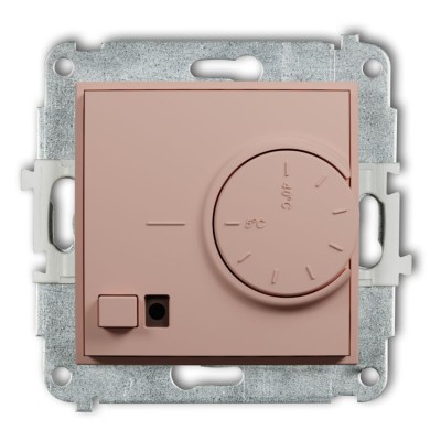 Karlik ICON 62IRT-2 Mechanizm elektronicznego regulatora temperatury z czujnikiem powietrznym Łososiowy
