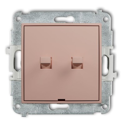 Karlik ICON 62IWPUS-2 Mechanizm łącznika świecznikowego w stylu amerykańskim Łososiowy