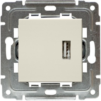 Gniazdo USB, standard 3.0, szybkozłączki (Moduł) Krem 450351 Kos DANTE