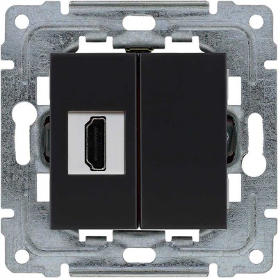 Gniazdo HDMI, żeńskie typu A (Moduł) Czarny 450950 Kos DANTE