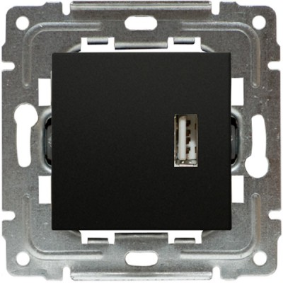 Gniazdo USB, standard 3.0, szybkozłączki (Moduł) Czarny 450951 Kos DANTE
