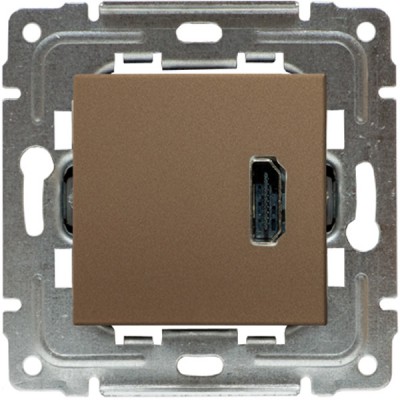 Gniazdo HDMI, żeńskie typu A (Moduł) Patyna 453050 Kos DANTE