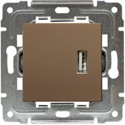 Gniazdo USB, standard 3.0, szybkozłączki (Moduł) Patyna 453051 Kos DANTE