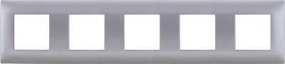 Ramka pięciokrotna Inox 454185 Kos DANTE