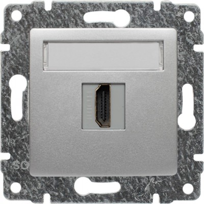 Gniazdo HDMI, żeńskie typu A (Moduł) Aluminium 514050 Kos VENA