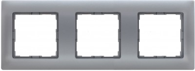 Ramka potrójna Aluminium 514083 Kos VENA
