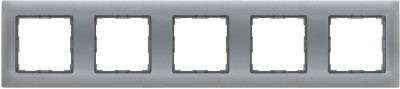 Ramka pięciokrotna Aluminium 514085 Kos VENA