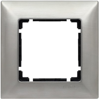 Kos 5143281 Ramka pojedyncza - Stal Czesana i Lakierowana Inox