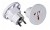 Adapter wtyczki Polsko-Angielski 220-110V ELGOTECH
