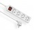 Przedłużacz przenośny 4-krotny z uziemieniem 3M 3x1mm² + wyłącznik Biały EPS-403W ELGOTECH
