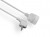 Przedłużacz przenośny 1-krotny z uziemieniem 10M 3x1mm² Biały PS-1010 ELGOTECH