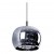 LAMPA WISZĄCA ZWIS Z KRYSZTAŁKAMI CRYSTAL 1X42W G9 GLAMOUR P0076-01A-F4FZ Chrom Zuma