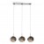 Lampa wisząca Zuma Line Crystal P0076-03N-B5FZ kryształowa 3x42W G9 Srebrny Zuma