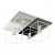 Plafon Nowodvorski Coba 9723 lampa sufitowa 4x35W GU10 biały/czarny/szary NOWODWORSKI