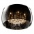 Lampa sufitowa CRYSTAL C0076-06X-F4FZ PLAFON Z KRYSZTAŁKAMI 6X42W CHROM Chrom Zuma