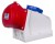 Rozdzielnica budowlana KOMBI IP44 1x165, 1x230V 9215-6f. Pce