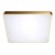Plafon Zuma Line 12100005-GD Sierra ALUMINUM+PS SMD SMD LED 60W, IP 22 4000K,3600LM 50 Złoty Zuma