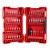 4932430907 - Zestaw bitów Shockwave do śrub płaskich, Phillips, Pozidriv, Torx i Hex (56 szt.) Czerwony Milwaukee