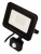 Naświetlacz LED z czujnikiem ruchu 20W 2000lm 4000K FL20S Czarny 741426 RGB TECHNIK