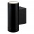 Markslöjd 107916 - Kinkiet zewnętrzny PIPE 2xGU10/35W/230V IP44 Czarny Markslojd