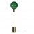 Markslojd Sp. Z O.o. 107873 Lampa stołowa Uno 107873 Markslojd minimalistyczna oprawa z zielonym abażurem Zielony 7330024587618