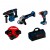 BOSCH ZESTAW MŁOTOWIERTARKA+KLUCZ UDAROWY+SZLIFIERKA KĄTOWA18V GBH18V-26 +GDX18V-200 C +GWS18V-10 1x8,0 PROCORE 1x6,0Ah TORBA 0.615.990.L95 FS2 Bosch