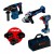 Bosch Zestaw Bosch GBH 18V-26 GDX 18-200C GWS 18V-10 + Akumulatory  0.615.990.PRO FS2
