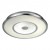Lampa sufitowa HARM DY163-D400 24W,3000-6500K,1680LM,CCT BY REMOTE CONTROL ACRYLIC+PLASTIC+IRON WHITE Srebrny Zuma