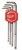 Milwaukee ZESTAW KLUCZY IMBUSOWCH HEX 9 SZT. 4932478621