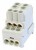 Blok rozdzielczy dystrybucyjny szary AlCu 80010 SIMBLOCK SDB 100 Szary 81601002 Simet