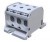 Złączka szynowa gwintowa szara ALCU 87360 SIMBLOCK STB 50-3 Szary 81003002 Simet